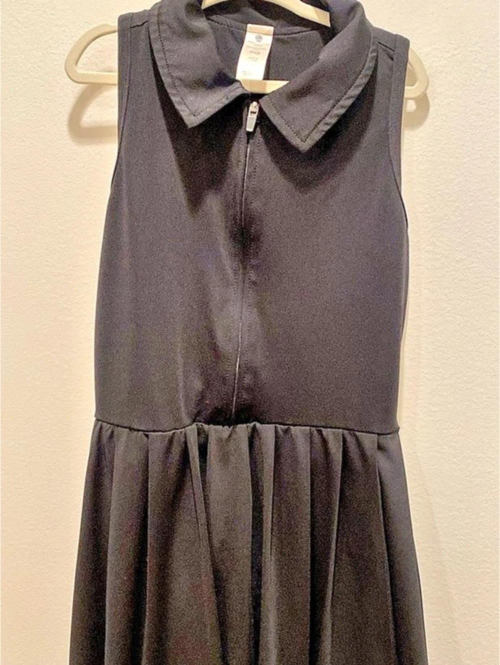 Girls Yogalicious Game Set Black Collared Tennis Dress Size Medium